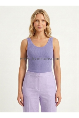 BLUSA MORADO CLARO TIRANTES ANCHOS
