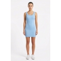 VESTIDO CELESTE DE TIRANTES ANCHOS