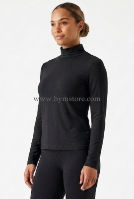 BLUSA MANGA LARGA Y CUELLO ALTO