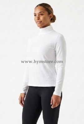 BLUSA MANGA LARGA Y CUELLO ALTO