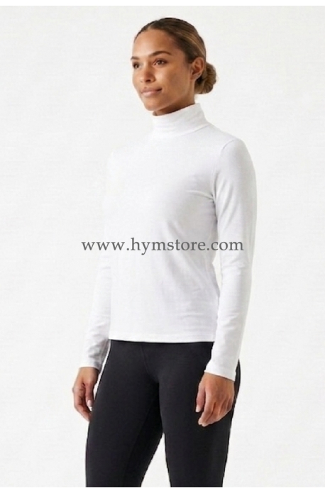 BLUSA MANGA LARGA Y CUELLO ALTO