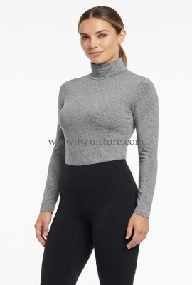 BLUSA MANGA LARGA Y CUELLO ALTO