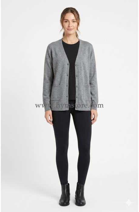 SUÉTER CLÁSICO GRIS