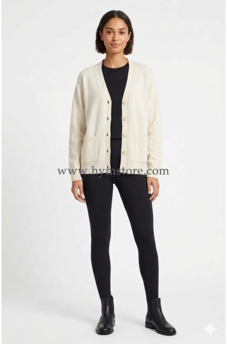 SUÉTER CLÁSICO CREMA