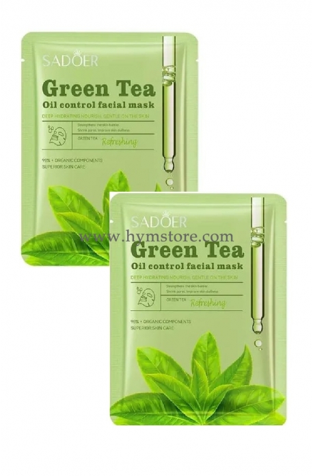 DÚO MASCARILLA FACIAL SADOER DE TE VERDE