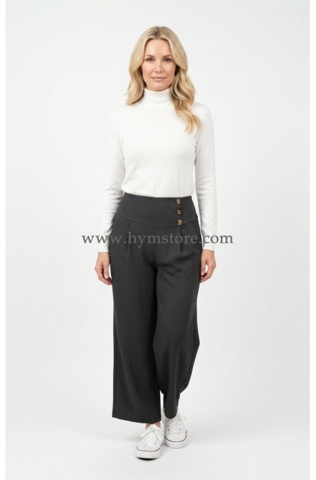 PANTALÓN PALAZZO NEGRO