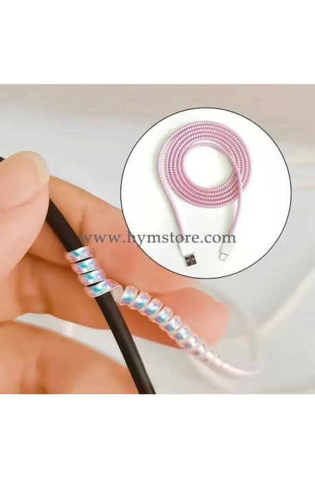 Protectores de Cable Rosa