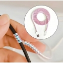 PROTECTORES DE CABLE COLOR ROSA