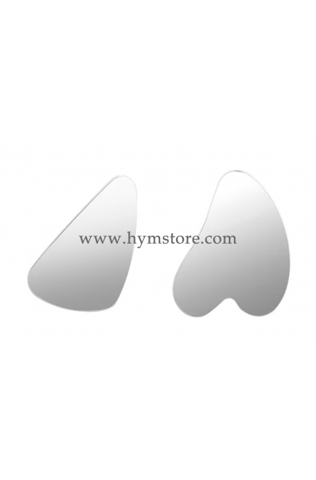 Duo de corazón, raspador triangular