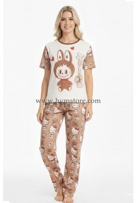 PIJAMA DE PANTALÓN, SHORT Y BLUSA LABUBU