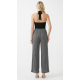 PANTALÓN PALAZZO GRIS CON BRILLO