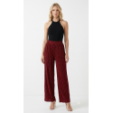 PANTALÓN PALAZZO ROJO CON BRILLO