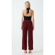 PANTALÓN PALAZZO ROJO CON BRILLO