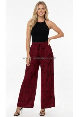 PANTALÓN PALAZZO VINO