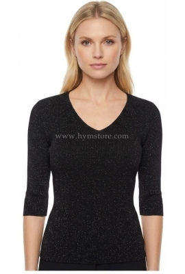 BLUSA CON BRILLO MANGA 3/4