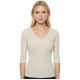 BLUSA CON BRILLO MANGA 3/4