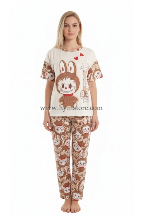 PIJAMA DE PANTALÓN, SHORT Y BLUSA LABUBU