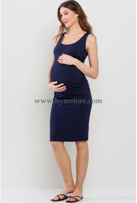 VESTIDO CASUAL FRUNCIDO A LOS COSTADOS