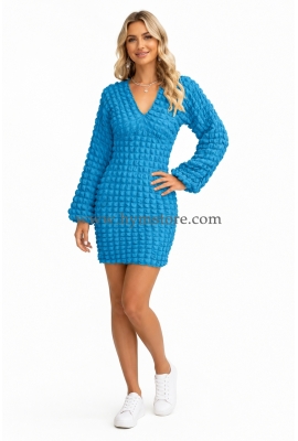 VESTIDO CASUAL CUELLO EN V