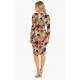 VESTIDO FLORAL AL CUERPO