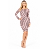 VESTIDO PRINT ROMBOS AL CUERPO