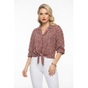 BLUSA CAMISERA ESTAMPADO FLORAL