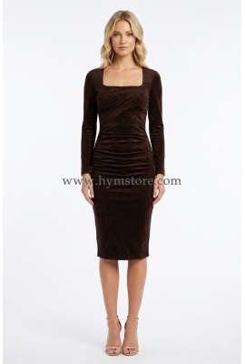 VESTIDO CÓCTEL DE TERCIOPELO