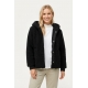 JACKET PIEL DE OVEJA CON BOLSILLOS Y GORRO