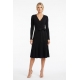 VESTIDO MIDI ESCOTE EN V