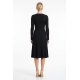 VESTIDO MIDI ESCOTE EN V