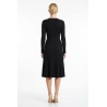 VESTIDO MIDI ESCOTE EN V