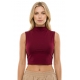 BLUSA CUELLO LIGERAMENTE ALTO