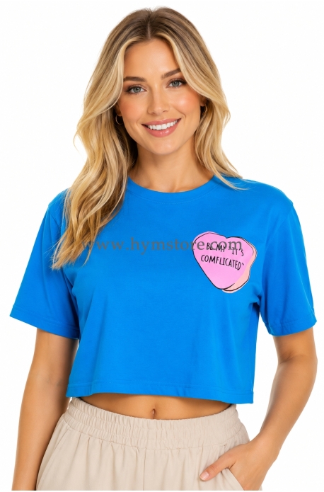 BLUSA CORTA OVERSIZE