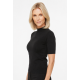 BLUSA NEGRA CUELLO ALTO
