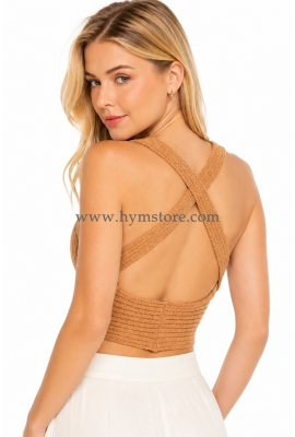 BLUSA TEJIDA ESPALDA CRUZADA