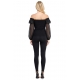 BLUSA ESCOTE BARCO MANGA LARGA