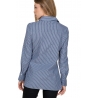 BLUSA CAMISERA ANUDADA AL FRENTE