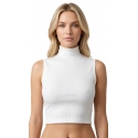 BLUSA CUELLO LIGERAMENTE ALTO