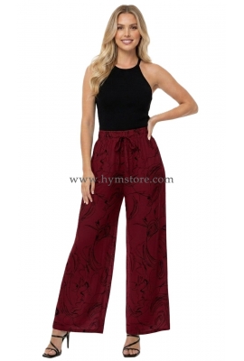 PANTALÓN PALAZZO VINO