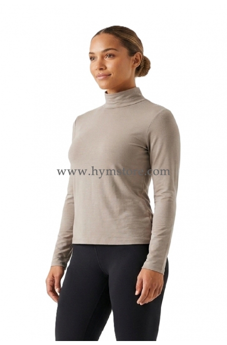 BLUSA MANGA LARGA Y CUELLO ALTO