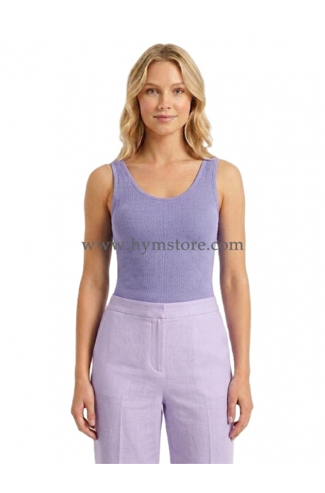 BLUSA MORADO CLARO TIRANTES ANCHOS