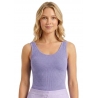 BLUSA MORADO CLARO TIRANTES ANCHOS