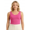 BLUSA FUSIA CHICLE TIRANTES ANCHOS