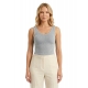 BLUSA GRIS CLARO TIRANTES ANCHOS