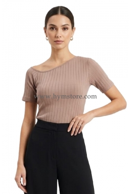 BLUSA COCOA ESCOTE ASIMÉTRICO