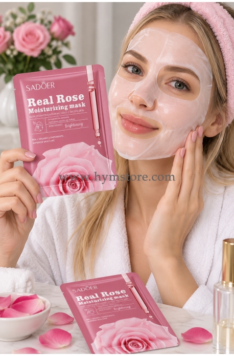 DÚO MASCARILLA FACIAL SADOER DE ROSAS