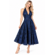 VESTIDO COCTEL CUELLO HALTER