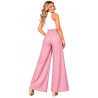 PANTALÓN PALAZZO CON AACESORIO EN LA CINTURA