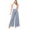 PANTALÓN PALAZZO GRIS CLARO