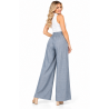PANTALÓN PALAZZO GRIS CLARO